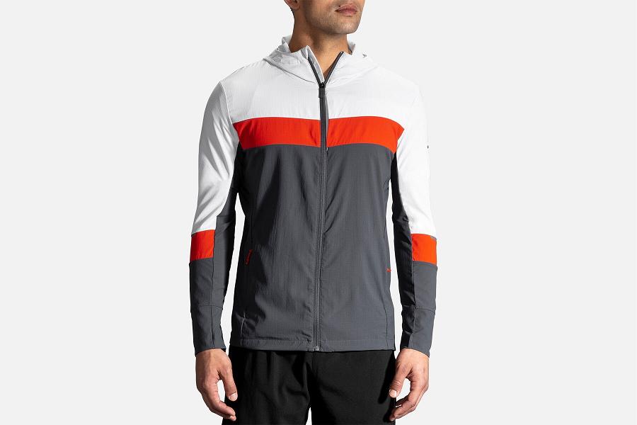 Brooks Canopy Men Athletic Wear & Running Jacket Multicolor DCF487652